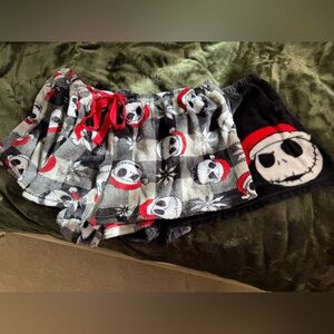 Nightmare Before Christmas Fleece Shorts
